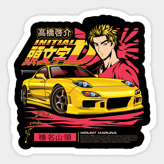 Initial Rx7 Sticker by cungtudaeast